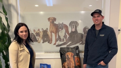 Dog Food Donation Photo