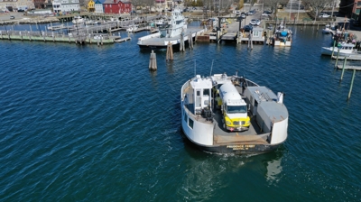 Propane Plus Trucks on Ferry Photo