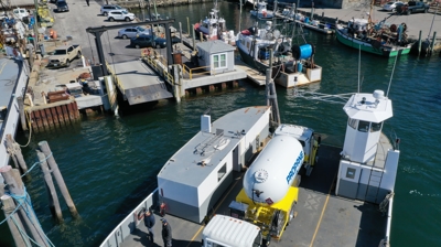 Propane Plus Trucks on Ferry Photo