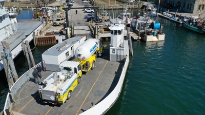 Propane Plus Trucks on Ferry Photo