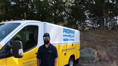 Our Team with the Propane Plus Truck Photo