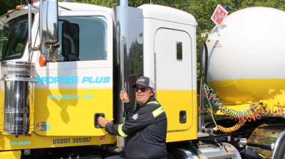 Our Team with the Propane Plus Truck Photo