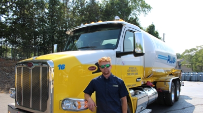 Our Team with the Propane Plus Truck Photo