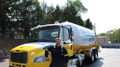 Our Team with the Propane Plus Truck Photo
