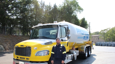 Our Team with the Propane Plus Truck Photo